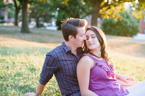Federal Hill Engagement by Erin Wheeler Photography