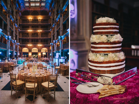 George Peabody Library Wedding by Val & Sarah