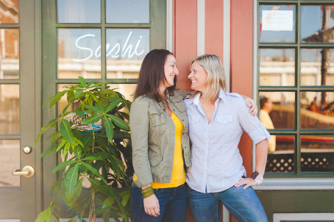 Baltimore Lesbian Engagement by Nicole Barr Photography