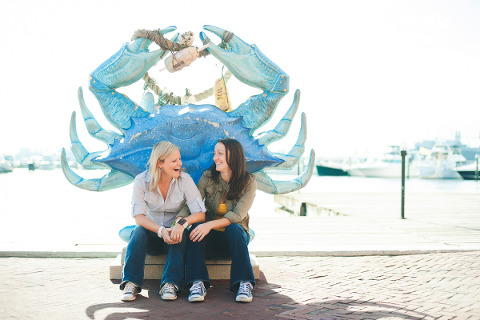 Baltimore Lesbian Engagement by Nicole Barr Photography