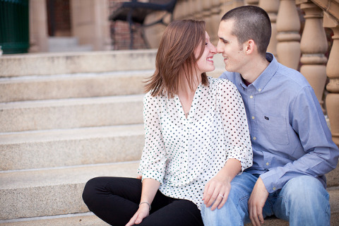 Towson University Engagement by Katie Nesbitt Photography