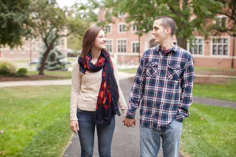 Towson University Engagement by Katie Nesbitt Photography
