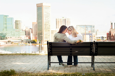 Baltimore Lesbian Engagement by Nicole Barr Photography