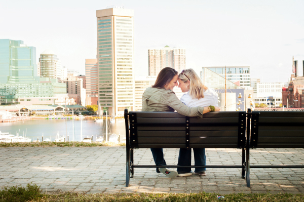 Baltimore Lesbian Engagement by Nicole Barr Photography