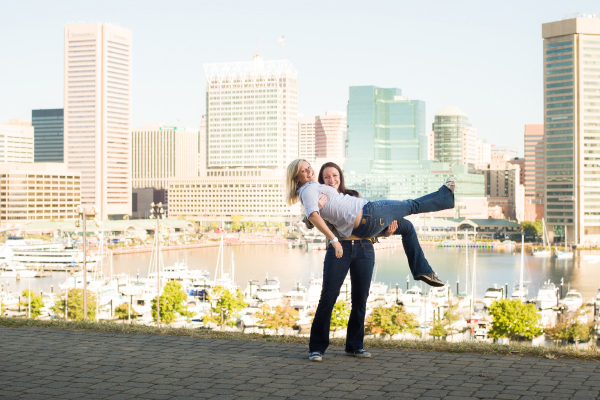 Baltimore Lesbian Engagement by Nicole Barr Photography
