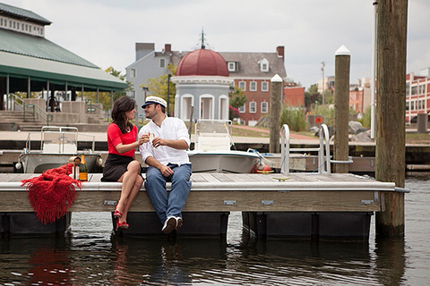 Popeye Inspired Engagement by Anne Herbert Photography