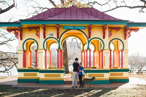 Druid Hill Engagement by Kirsten Marie Photography