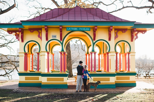 Druid Hill Engagement by Kirsten Marie Photography