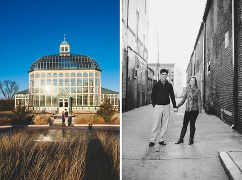 Druid Hill Engagement by Kirsten Marie Photography