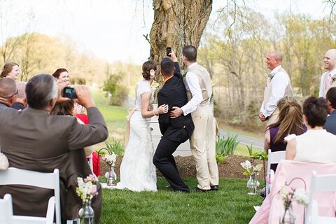 Flora Corner Farm Wedding Ceremony