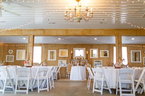 Flora Corner Farm Wedding Reception