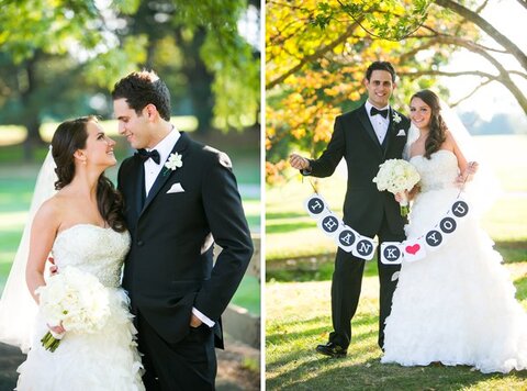 Suburban Club Maryland bride & groom