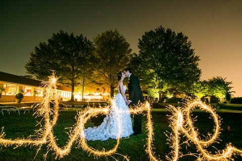 Suburban Club Wedding