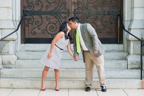 Corpus Christi Church Engagement Photos  ||  Jennifer Smutek Photography  || Charm City Wed  ||  www.charmcitywed.com