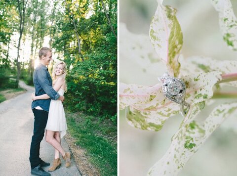 Brookside Engagement Photos  ||  Elizabeth Fogarty Photography  || Charm City Wed  ||  www.charmcitywed.com
