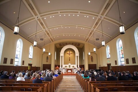 St. Pius X Wedding Ceremony  ||   Carly Fuller Photography   ||   Charm City Wed  ||   www.charmcitywed.com  