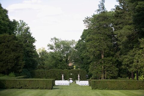 Evergreen Museum Wedding Ceremony  ||  Carly Fuller Photography   ||   Charm City Wed  ||  www.charmcitywed.com