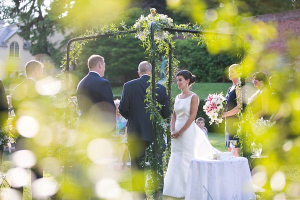 Evergreen Museum Wedding Ceremony  ||  Carly Fuller Photography   ||   Charm City Wed  ||  www.charmcitywed.com