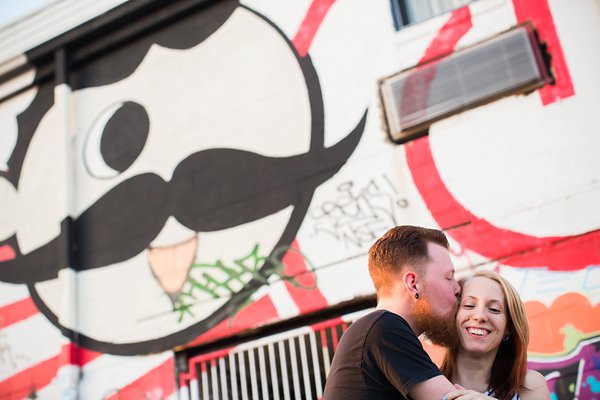 Graffiti Alley Engagement Photos  ||   Photography by Brea  ||   Charm City Wed  ||  www.charmcitywed.com