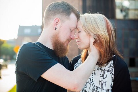 Graffiti Alley Engagement Photos  ||   Photography by Brea  ||   Charm City Wed  ||  www.charmcitywed.com