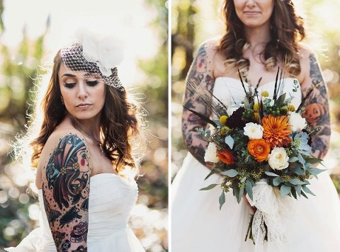 Tattooed Bride  ||   Sarah Culver Photography  ||   Charm City Wed   ||   www.charmcitywed.com
