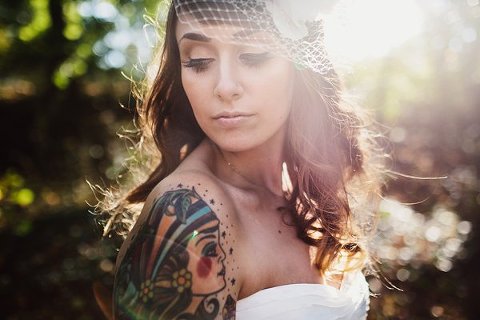 Tattooed Bride  ||   Sarah Culver Photography  ||   Charm City Wed   ||   www.charmcitywed.com