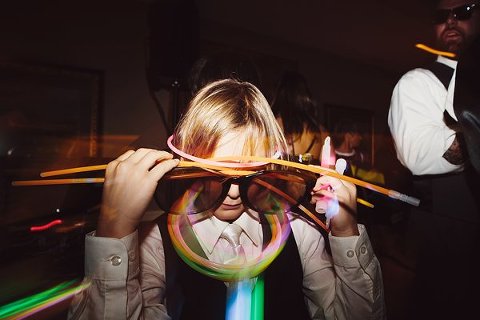 Glowstick Wedding Reception  ||   Sarah Culver Photography  ||   Charm City Wed   ||   www.charmcitywed.com
