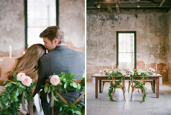 Mt. Washington Mill Dye House Wedding Styled Shoot  ||  Eventi Planning  ||  Marta Locklear Photography  || Charm City Wed  ||  www.charmcitywed.com