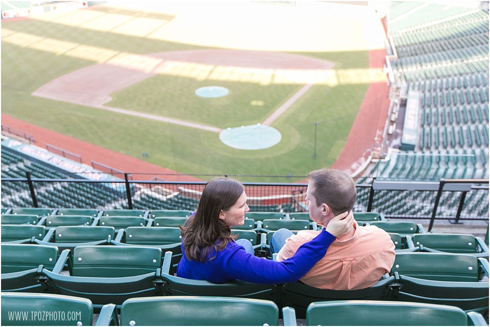 Camden Yards Engagement Photos  ||   tPoz Photography  ||  Charm City Wed   ||   www.charmcitywed.com