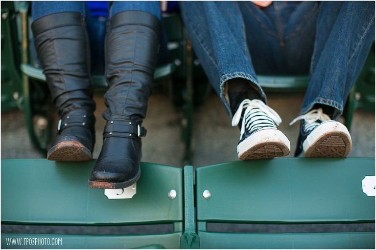 Camden Yards Engagement Photos  ||   tPoz Photography  ||  Charm City Wed   ||   www.charmcitywed.com