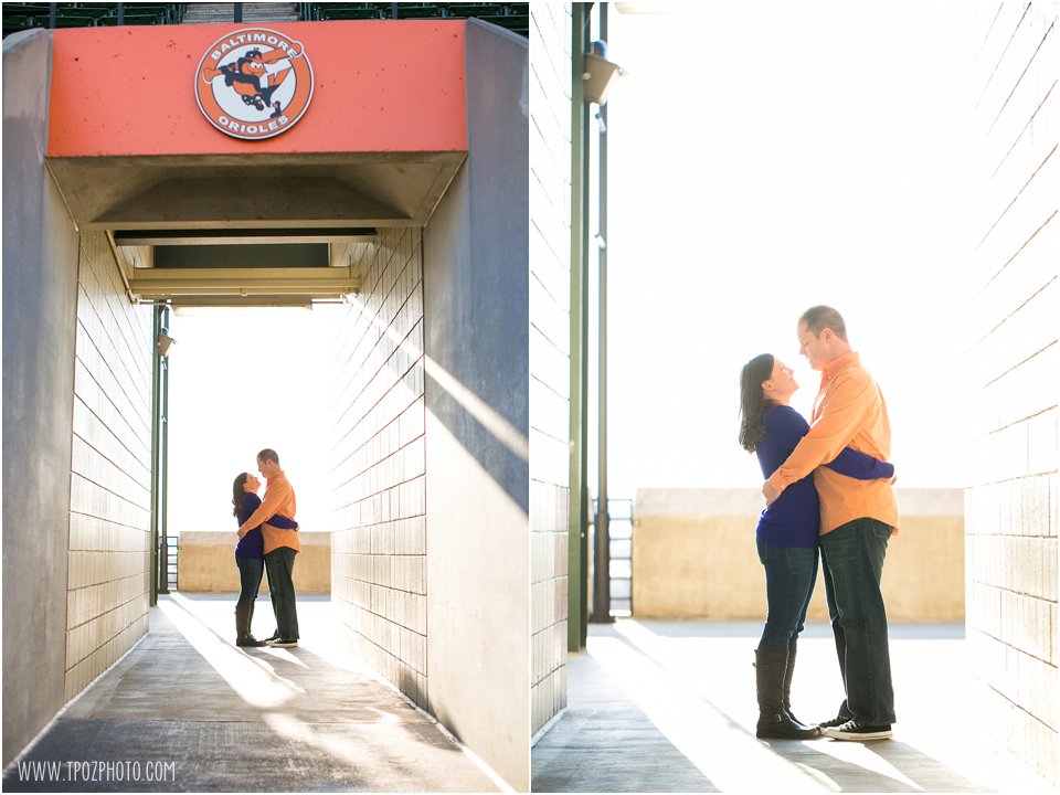 Camden Yards Engagement Session  ||   tPoz Photography  ||  Charm City Wed   ||   www.charmcitywed.com