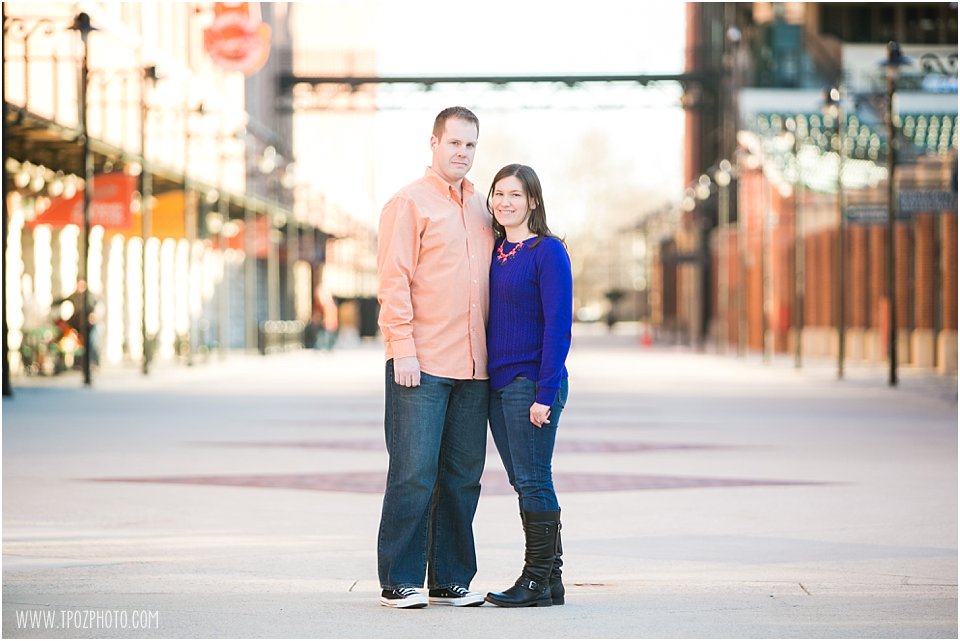 Camden Yards Engagement Session  ||   tPoz Photography  ||  Charm City Wed   ||   www.charmcitywed.com
