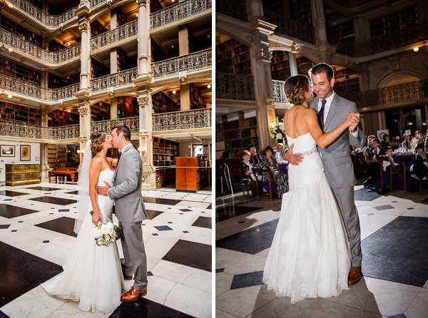 Peabody Library Wedding || Photography by Ellen || Charm City Wed || www.charmcitywed.com Peabody Library Wedding || Photography by Ellen || Charm City Wed || www.charmcitywed.com