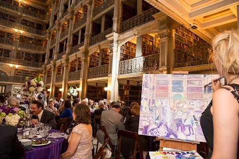 Peabody Library Wedding  ||  Photography by Ellen  ||  Charm City Wed   ||   www.charmcitywed.com