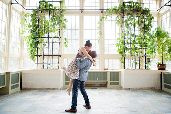Remington + Rawlings Conservatory Engagement Photos || Erika Layne Photography || Charm City Wed || www.charmcitywed.com Remington + Rawlings Conservatory Engagement Photos || Erika Layne Photography || Charm City Wed || www.charmcitywed.com