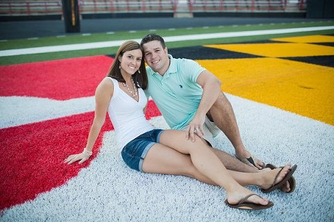 University of Maryland College Park Engagement Photos  ||  Photography by Brea  ||  Charm City Wed  ||   www.charmcitywed.com