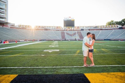 University of Maryland College Park Engagement Photos  ||  Photography by Brea  ||  Charm City Wed  ||   www.charmcitywed.com