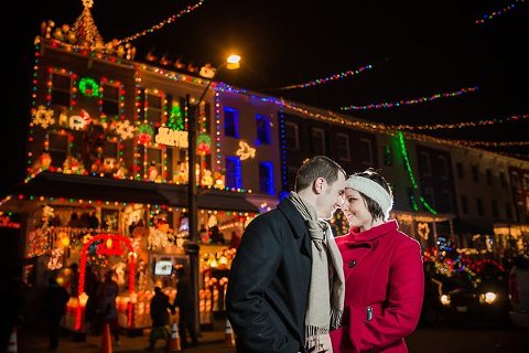 34th Street Hampden Holiday Engagement Session  ||  Photography by Brea   ||  Charm City Wed  ||   www.charmcitywed.com