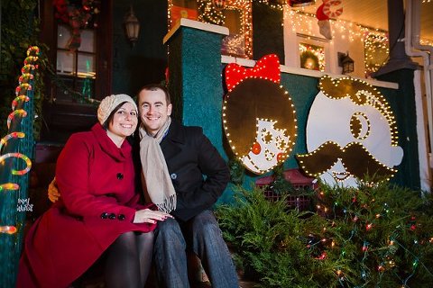 34th Street Hampden Holiday Engagement Session  ||  Photography by Brea   ||  Charm City Wed  ||   www.charmcitywed.com