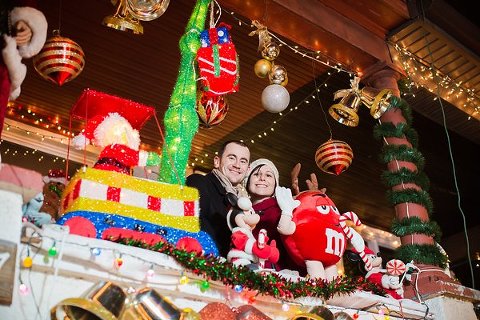 34th Street Hampden Holiday Engagement Session  ||  Photography by Brea   ||  Charm City Wed  ||   www.charmcitywed.com