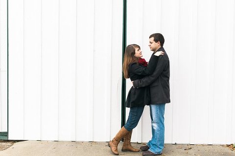 Christmas Tree Farm Engagement Photos  ||  Joy Michelle Photography  ||  Charm City Wed  ||   www.charmcitywed.com