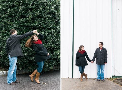 Christmas Tree Farm Engagement Photos  ||  Joy Michelle Photography  ||  Charm City Wed  ||   www.charmcitywed.com