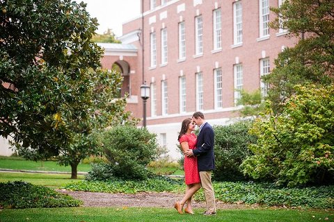 Johns Hopkins University Engagement Session  ||  Dana Cubbage Weddings  ||  www.charmcitywed.com