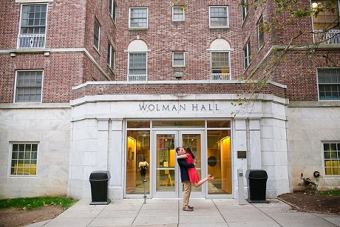 Johns Hopkins University Engagement Session  ||  Dana Cubbage Weddings  ||  www.charmcitywed.com