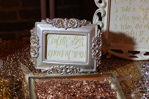 New Years Eve Wedding Photos - Cue the Confetti!  ||  Elle Ellinghaus Designs  ||  Charm City Wed  ||  www.charmcitywed.com