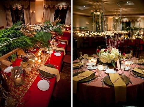 Christmas Inspired Wedding at Turf Valley - Vanlandingham Design Studio  ||  Maria Linz Photography  ||  Charm City Wed  ||   www.charmcitywed.com