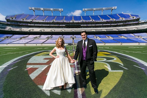 Baltimore Ravens Weddings ||  tPoz Photo  ||  Charm City Wed  ||  www.charmcitywed.com