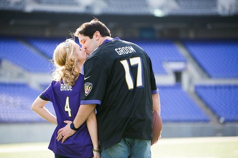 Baltimore Ravens Weddings ||  tPoz Photo  ||  Charm City Wed  ||  www.charmcitywed.com