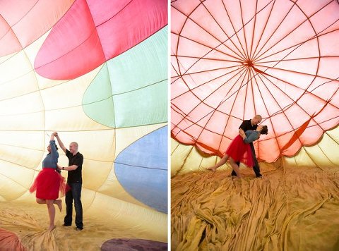 Hot Air Balloon Engagement Session in Easton, MD  ||  Joy Michelle Photography  ||   Charm City Wed  ||  www.charmcitywed.com