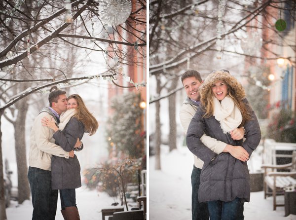 Snowy Engagement Session in Baltimore || J.Fannon Photography || Charm City Wed || www.charmcitywed.com Snowy Engagement Session in Baltimore || J.Fannon Photography || Charm City Wed || www.charmcitywed.com